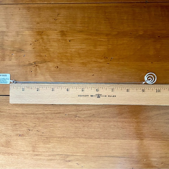 925 Stamped Silver REAL DIAMONDS Spiral of Life Necklace - Picture 10 of 13